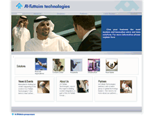 Tablet Screenshot of alfuttaimtechnologies.com